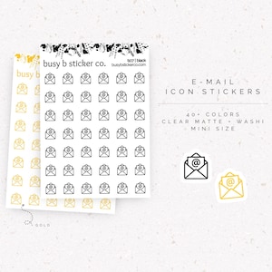 E-mail icon stickers | I107