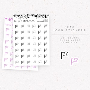 Flag icon stickers | I024