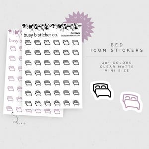 99 CENTS | Stickers pour agenda icône lit | I74