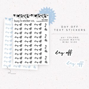 99 CENT | Tekststickers vrije dag | T5C