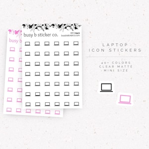 Laptop icon stickers | I077