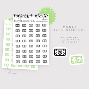 25% OFF | Money icon stickers | I28
