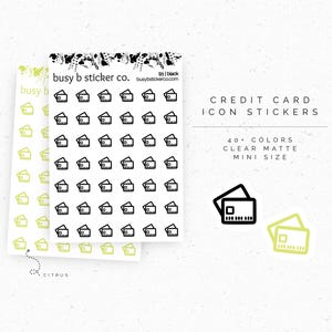 Stickers planner creditcardpictogram | I21