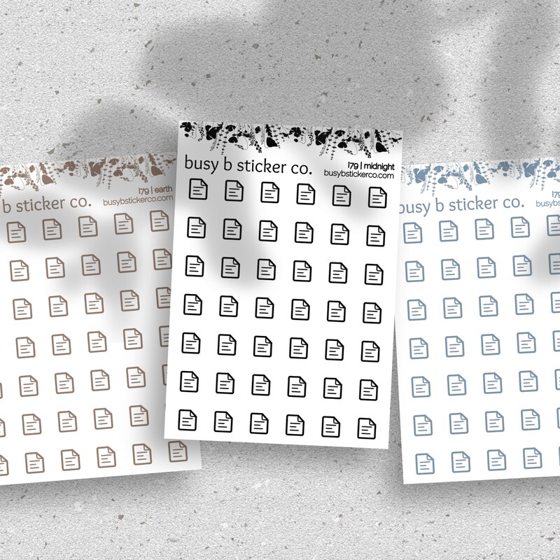 Document Stickers - Etsy