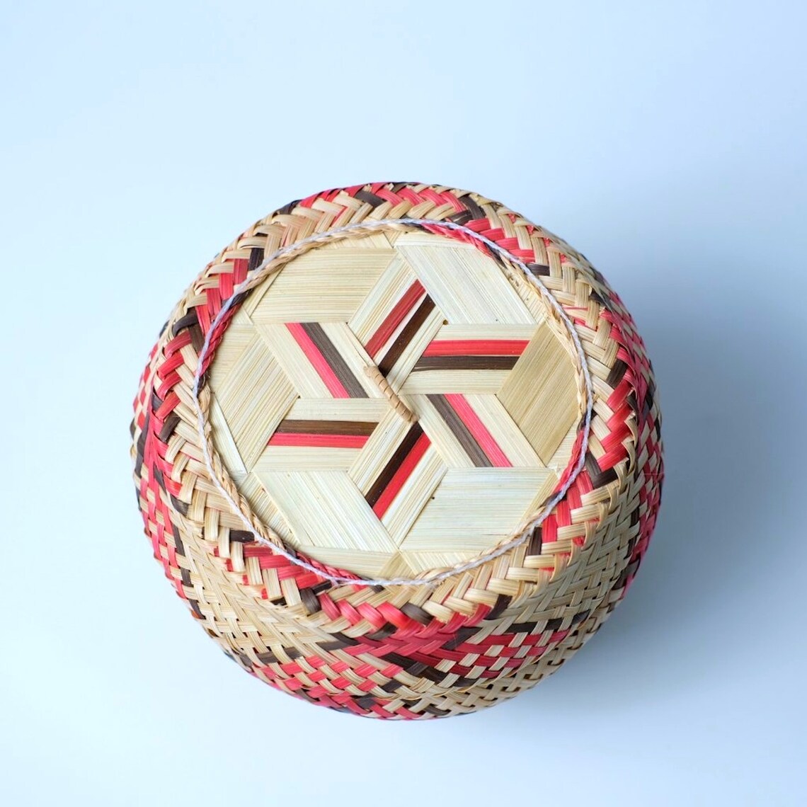 Bamboo Rice Basket Bamboo Handcrafted Rice Basket EcoFriendly Etsy