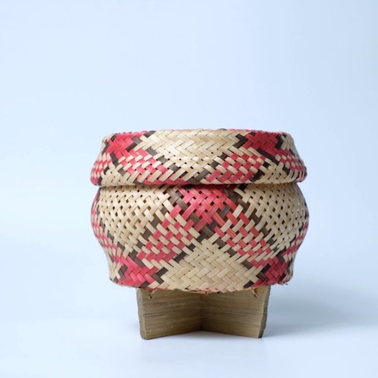 Bamboo Rice Basket Bamboo Handcrafted Rice Basket EcoFriendly Etsy