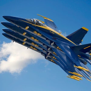 Blue Angels Photography, Military Wall Art, Gift For Dad, Aviation Wall Decor, Blue Angels Print, Air Show Wall Art