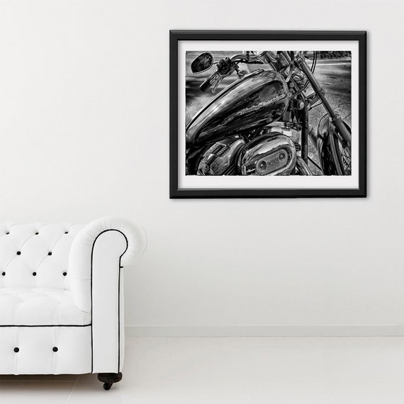 Harley Davidson Harley Harley Davidson arte Harley stampa moto Decor uomo grotta Decor regalo per regalo rustico Decor parete rustica arte papà Harley Davidson Harley Harley Davidson arte Harley stampa moto Decor uomo grotta Decor regalo per regalo rustico Decor parete rustica arte papà