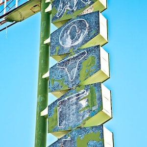 Route 66 Motel Sign Route 66 Neon Sign Retro Motel Sign Guestroom Decor Sign Typography Wall Art Vintage Wall Decor Retro Wall Art, Sign Art