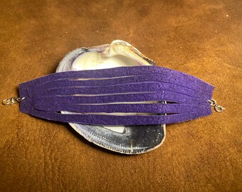 Leather Fringe Bracelet