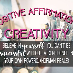 CREATIVE BUSINESS Affirmations Workbook/Affirmations Exercise/Affirmations Daily/Law Of Attraction/Work From Home/Inspired by Louise Hay