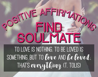 ATTRACT LOVE Affirmations Workbook/Affirmations Exercises/Affirmations Daily/Find True Love/Manifest Love/Inspired by Louise Hay