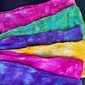 Cheesecloth scrim, colorful hand dyed bundle of 10 happy colors