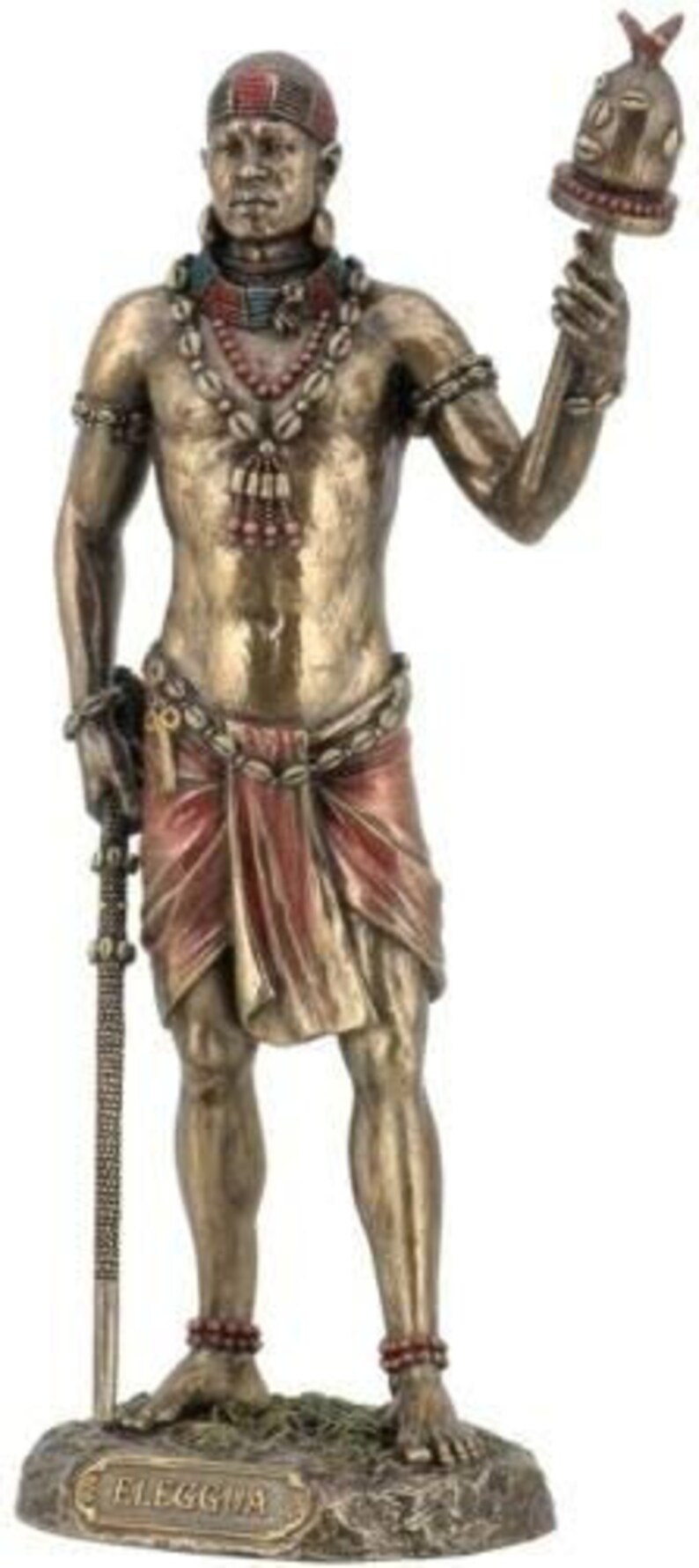 8.5 Statue Orisha Elegua Yoruba Santeria Estatua Lucumi Etsy