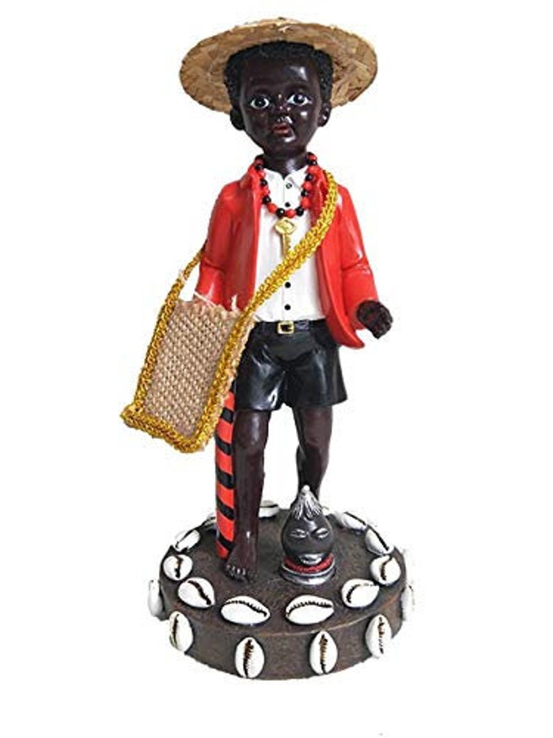 10 Statue Baby Elegua Figurine Santeria Yoruba Orisha Etsy