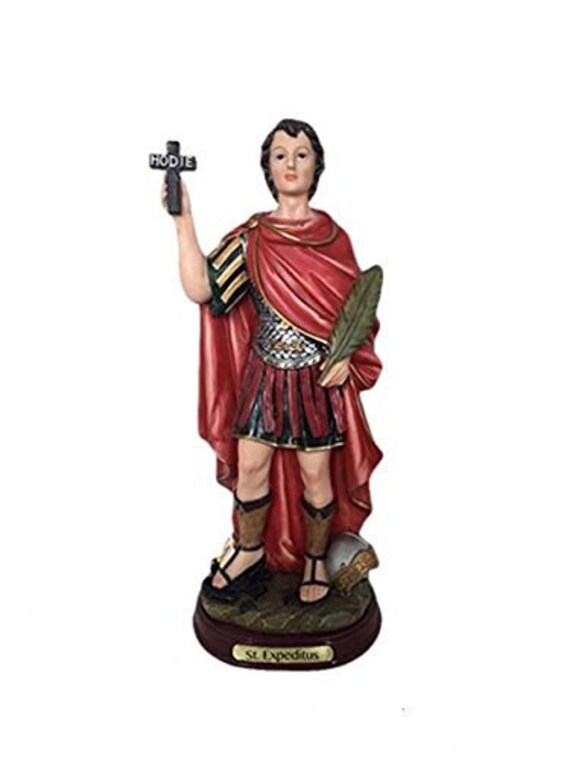8 San Expedito Saint Expeditus Statue Figurine Religion Etsy