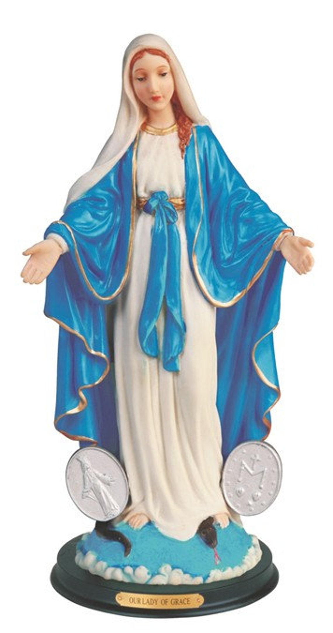12 Our Lady of Grace Statue Figure Milagrosa Saint Etsy