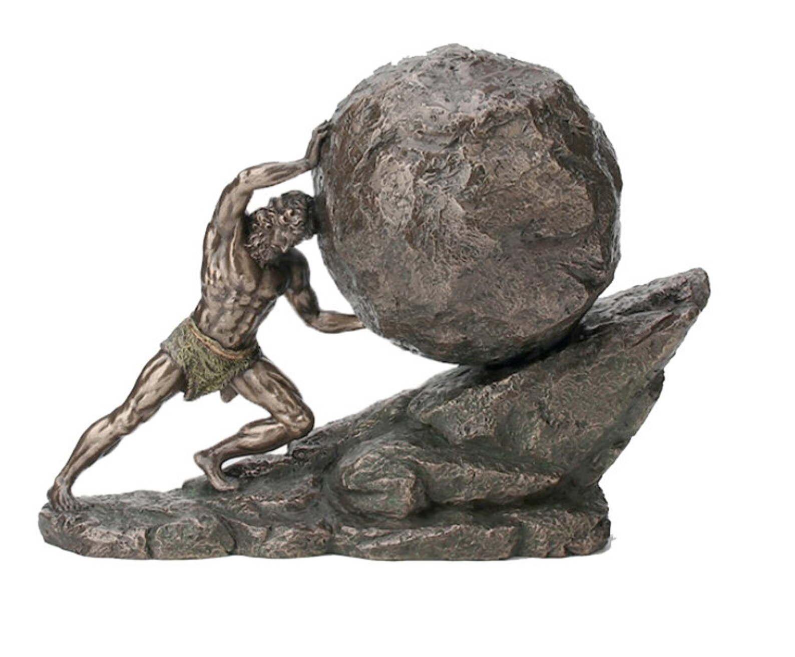 11.25 Sisyphus & The Eternal Boulder Statue Greek Etsy