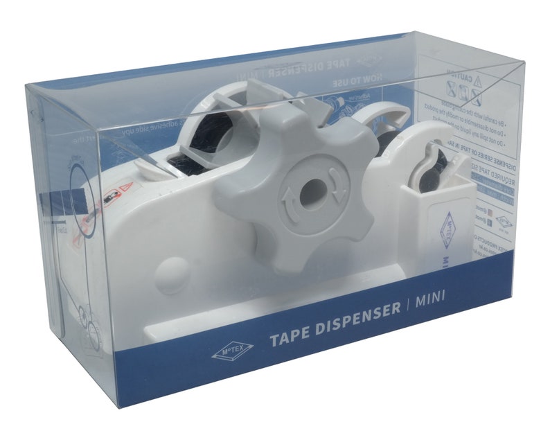 MTX-03 MINI Tape Dispenser - 1in Core Tapes, Automatic Tape Cutter with Watermill Tech - Floral Tape - Office Tape - Self Cutting Tape image 6