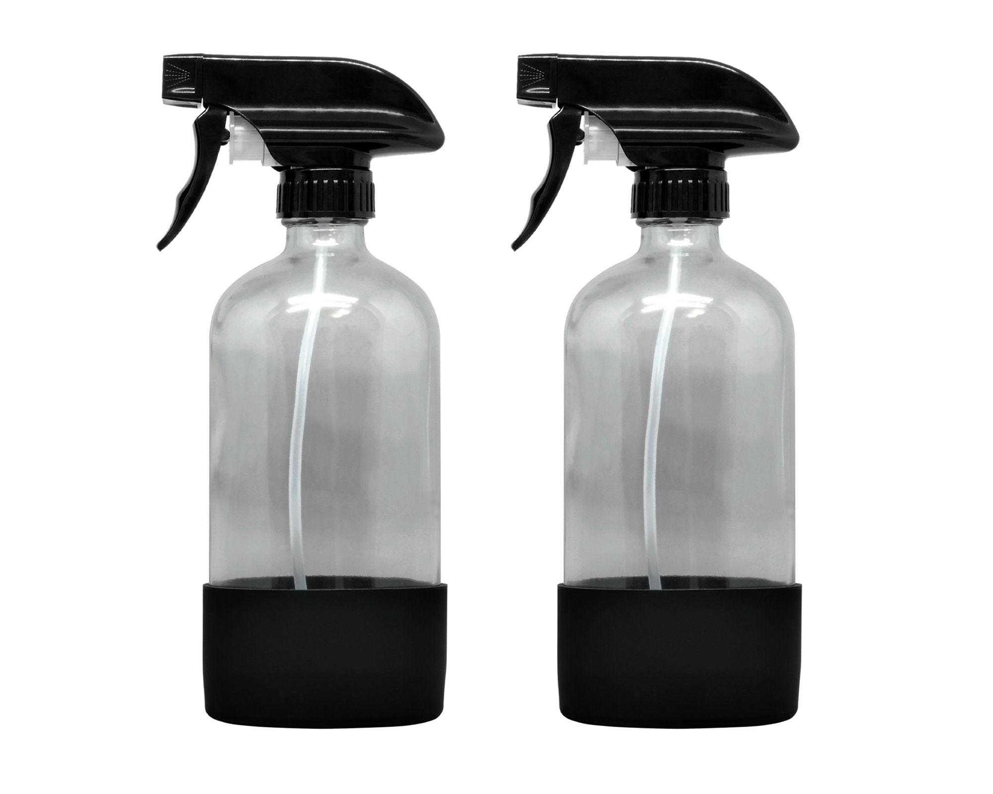 Just Like Joan Glass Spray Bottles for Cleaning Solutions - Empty Spray  Bottles with Silicone Sleeve - Essential Oils, Plants, B