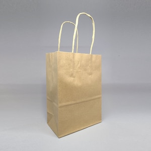 Kraft Paper Shoppers Gift Bags Favor Paper Bag