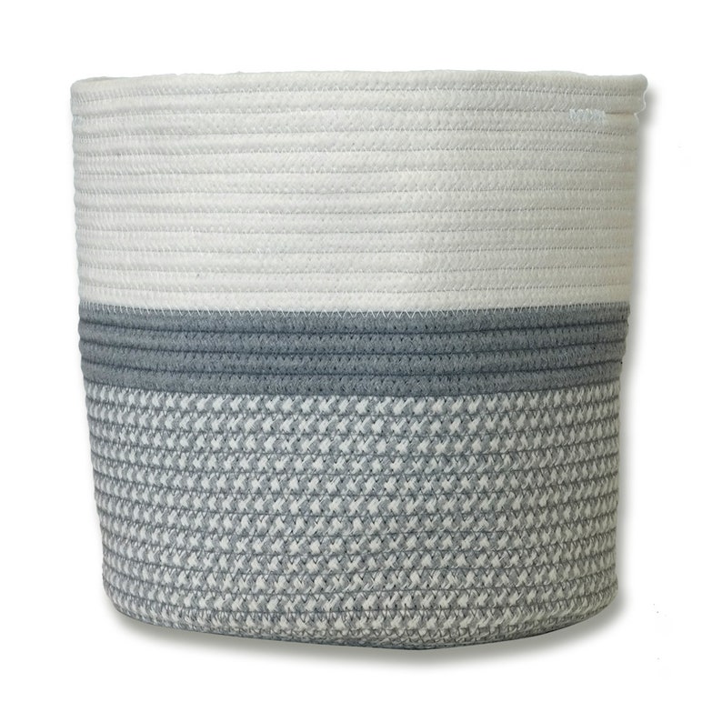 Cotton Rope Basket Premium Blanket Basket Living Room Etsy