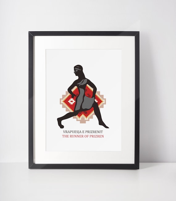 The Runner of Prizren Poster: Albanian Cultural Heritage Art (PDF Files)