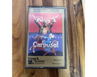 Cinta de casete del carrusel El rey y yo, Stage & Screen Productions, 1983
