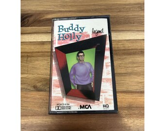 Cinta de casete Buddy Holly Legend de las cintas maestras originales MCA MCAC2-4184