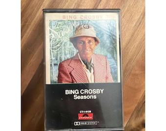 Cinta de casete Bing Crosby Seasons 1977 Polydor CT-1-6128 Dolby Stereo