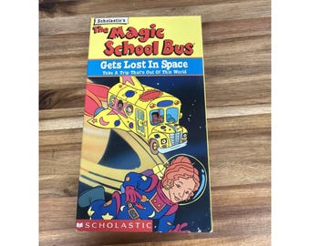 El autobús mágico se pierde en el espacio VHS KidVision Scholastic 1995
