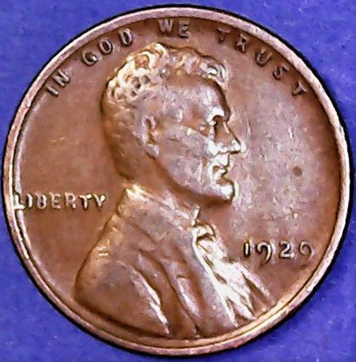 1929 Plain Lincoln Wheat Penny No Mint Mark Number G2 in Very Etsy