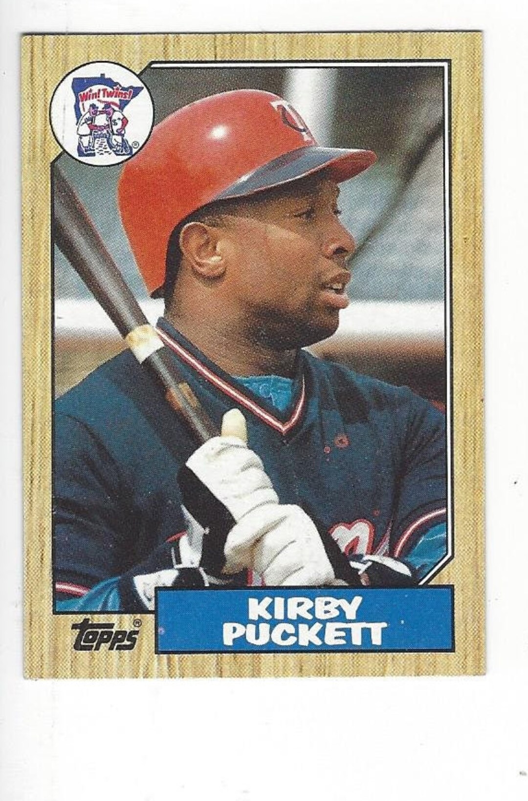 1987 KIRBY PUCKETT Minnesota TWINS Hall of Fame Vintage Baseball Card