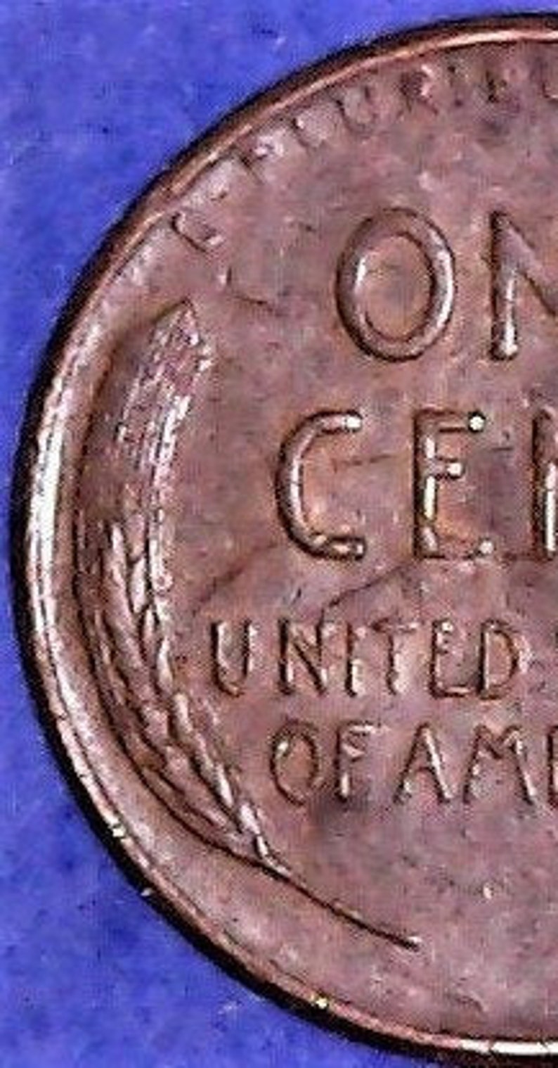 1958D Lincoln Wheat Penny Number G12 Extremely Fine condition Free U S Shipping *