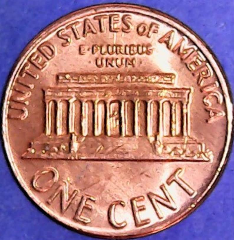 1971 Plain LINCOLN MEMORIAL PENNY Number G3 A Gem Uncirculated coin Free U S Shipping *