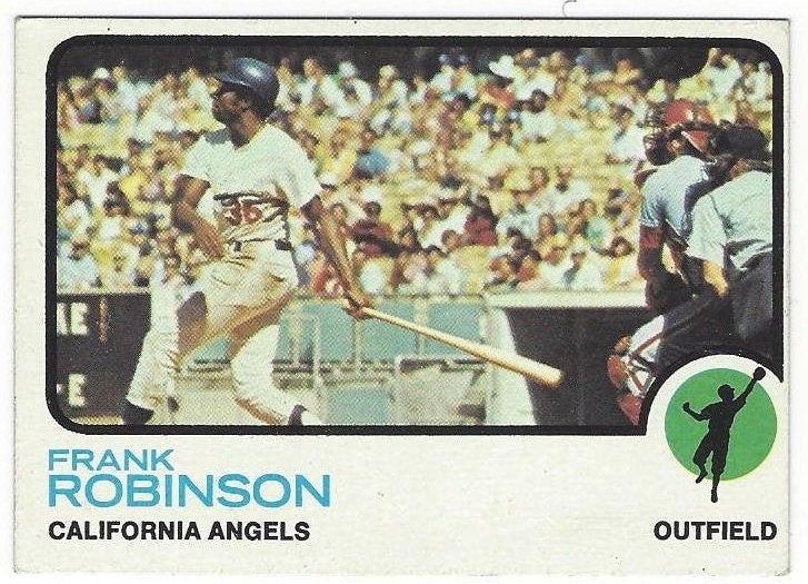 1973 FRANK ROBINSON California ANGELS Vintage Hall of Fame 