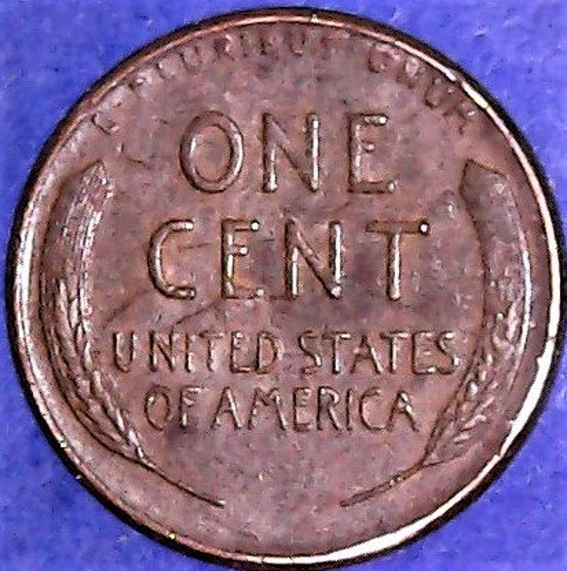 1958D Lincoln Wheat Penny Number G12 Extremely Fine condition Free U S Shipping *