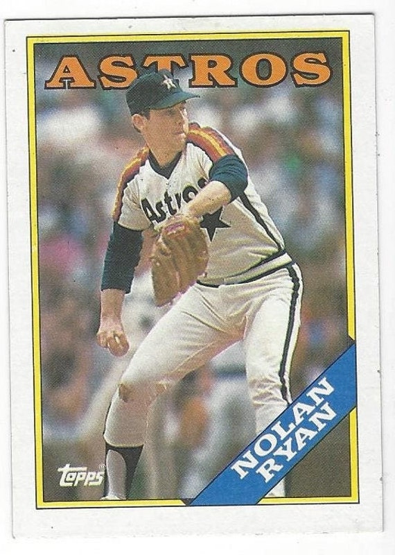 1988 NOLAN RYAN Houston ASTROS Hall of Fame Vintage Topps 