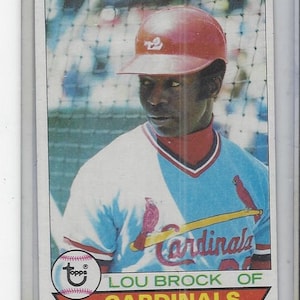 Lot Detail - 1979 Lou Brock St. Louis Cardinals Game-Used Road Jersey