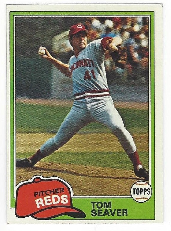 1981 TOM SEAVER Hall of Fame, Hofer, Cincinnati REDS Original