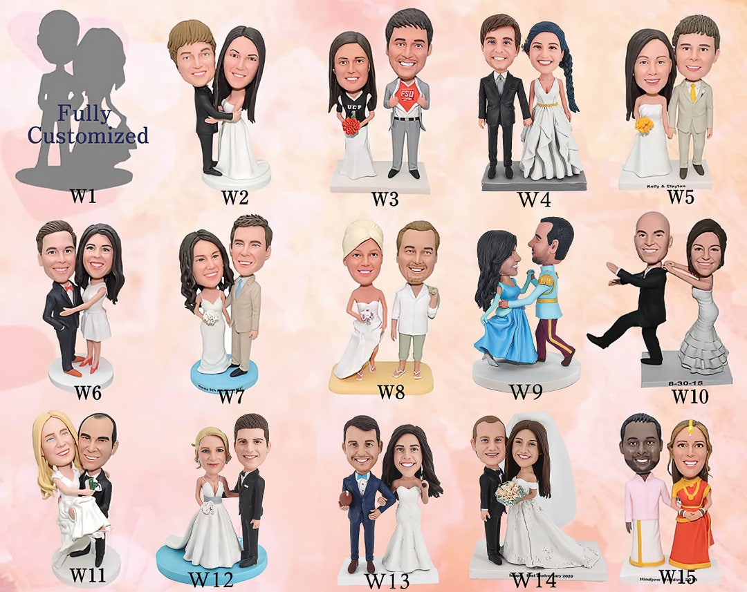 Wedding Topper Bride and Groom Cake Topper Custom Cake Toppers Custom ...