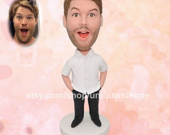 Custom Bobblehead dolls - Cool Father's Day Gift - Gift for Fathers to be - Bobblehead dolls