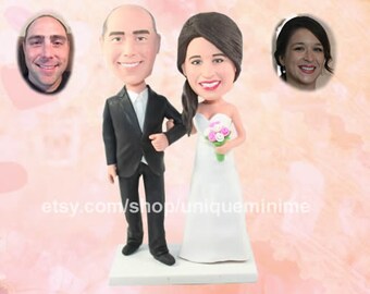 Toppers de gâteau de mariage, topper de gâteau de mariage monogramme, toppers de gâteau de mariage