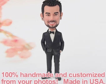 Personalized Groomsmen gift, Groomsman bobblehead, Groomsman gift, Personalized Best Man Gift, Grooms gift, Personalized wedding gift