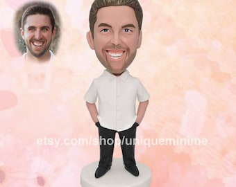 30th Birthday Bobblehead dolls. 30th birthday gift for him. 30th birthday gift for her. 30 birthday. 30 th birthday. Birthday gift idea