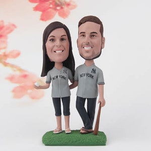 One Year Anniversary Gift for Wife | Gift for Husband | Personalized Bobblehead |1st First Anniversary Gift for Him or Her Paper Anniversary