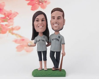 One Year Anniversary Gift for Wife | Gift for Husband | Personalized Bobblehead |1st First Anniversary Gift for Him or Her Paper Anniversary