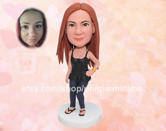 Best Friend Gift, Best Friend Birthday Gift, Gift for Her, Friend Gift Ideas, Besties, Gift for Friend, Custom Bobblehead dolls