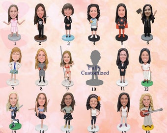 Custom Bobblehead Girl - Birthday gift for girl , Birthday gift for her, girl birthday gift, girl gift,Birthday gift to her