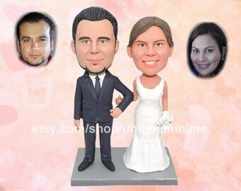 Wedding Gift For Couple, Bridal Shower Gift, Custom  Bobblehead dolls, Bobblehead dolls, Christian   Wedding Gift, Anniversary Gift, Wedding